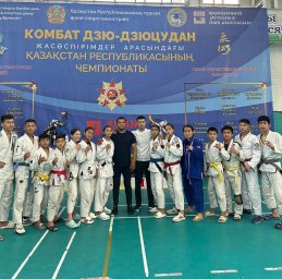Подготовка к чемпионату Казахстана по комбат дзю-дзюцу среди юношей 2024
