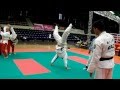 Разминка чемпионов  по Combat ju-jutsu на чемпионате мира в Польше